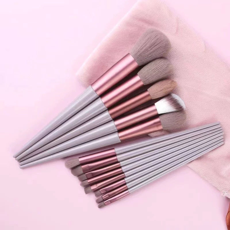 Kit 13 Pçs Pincéis De Maquiagem